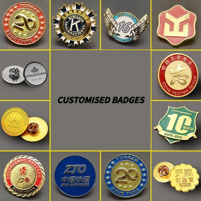 Customised Metal Badges Lapel Pins