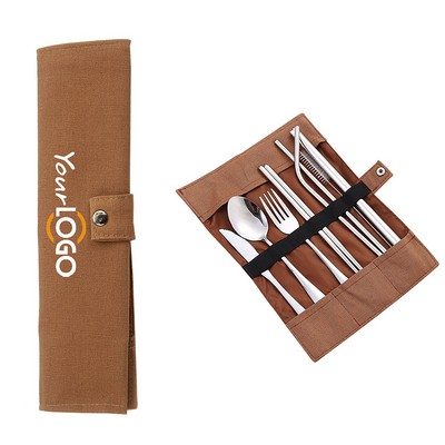 7Pcs Stainless Steel Cutlery Set