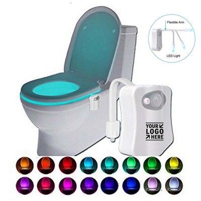 Motion Sensor Activated LED Toilet Night Light