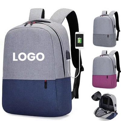 Laptop Backpack with USB Charging Port