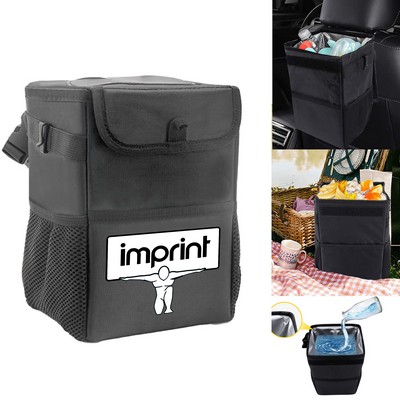 Foldable Waterproof Car Trash Can Car Storage Organizer