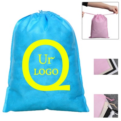 Drawstring Non-Woven Fabric Shoes Bag