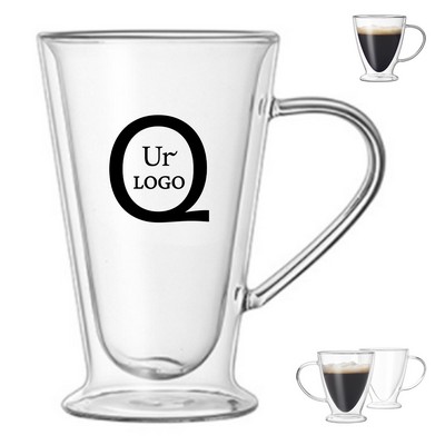 10Oz Double-Layer Glass Mug