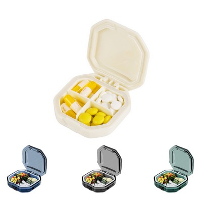 Portable Pill Organizer Medicine Vitamin Case