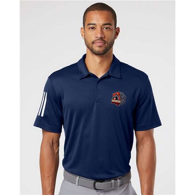 Adidas Men's Floating 3-Stripes Polo