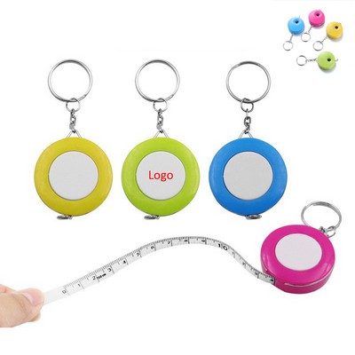 Double Sided Keychain Measuring Tape