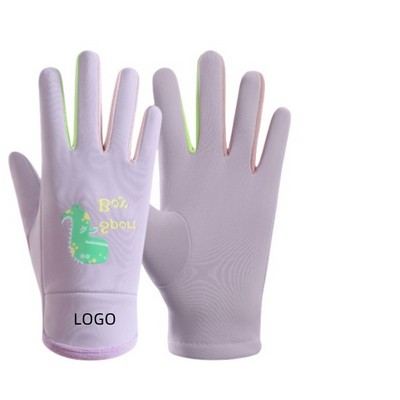 Cartoon Glow-In-The-Dark Outdoor Sports Warm Children'S Gloves