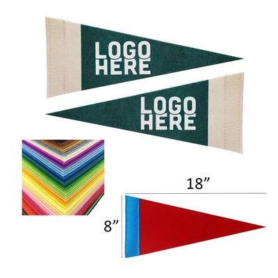 Double-sided Pennant Banner