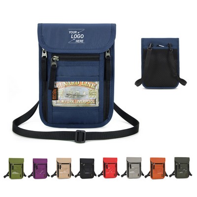 RFID Blocking Travel Neck Pouch