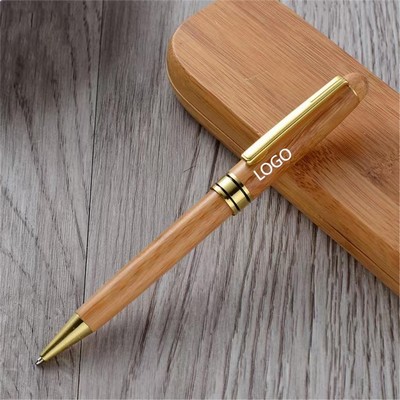 Bamboo Gift Box Ballpoint Pen Set