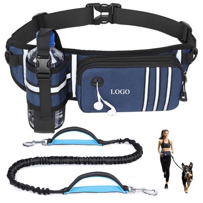 Hands Free Dog Leash with Waist Bag