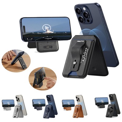 Magnetic Wallet Tracker with Adjustable Phone Stand