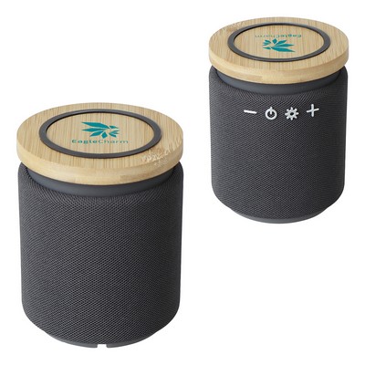 Bamboo Wireless Speaker & 10W Wireless Charger