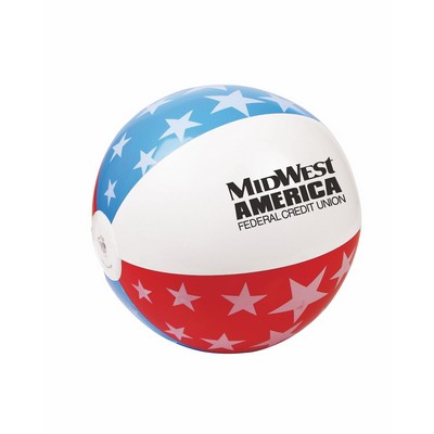 Prime Line 16" Patriotic Inflatable Beach Ball