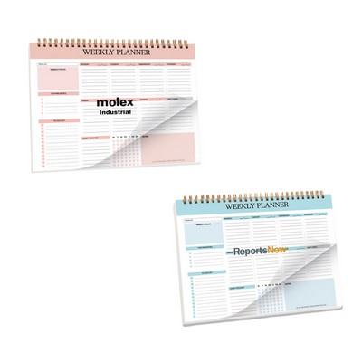 B5 52 Sheets Twin Coil Binding Weekly Planner