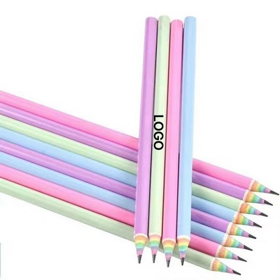 Rainbow Paper Pencil Set