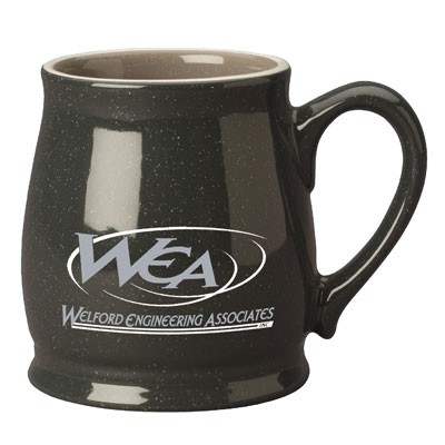 15 Oz. Charcoal Gray Savannah Spokane Ceramic Coffee Mug