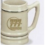 24 Oz. Natural Stein w/ Gold Bands