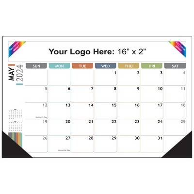 Full Color Desk Pad Calendar (17"x12")