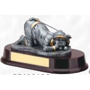 4" Resin Sculpture Award w/ Oblong Base (Golfer/ Comic)