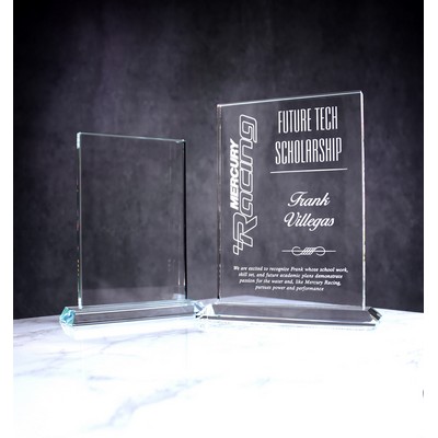 StarFire Vertical Glass Rectangle Award (6½"x5")