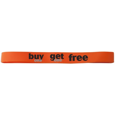 Soft Stretch Silicone Band (8"x5/8") (Imprinted)