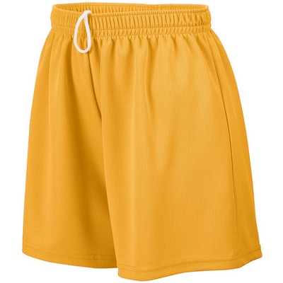 Augusta Sportswear Girl's Wicking Mesh Shorts