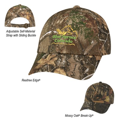 Realtree® And Mossy Oak® Hunter's Hideaway Camouflage Cap