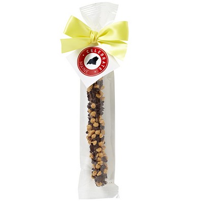 Milk Chocolate Covered Pretzel Rod - Dark Chocolate & Peanut Butter Chips