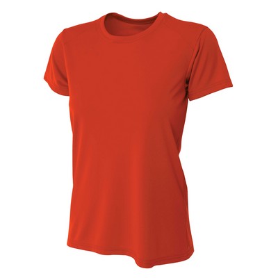 A4 Ladies 4 Ounce Poly Performance Short Sleeve T-Shirt