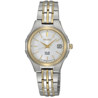 Seiko Women's Solar Two-Tone Stainless Steel Watch