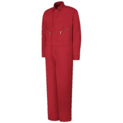 Red Kap™ Men's Zip Front Cotton Coverall - Red