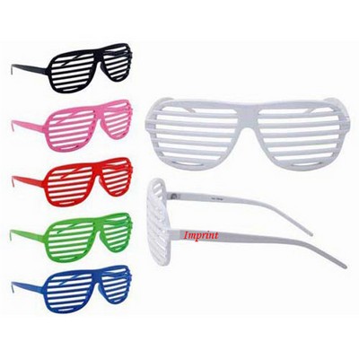 Novelty Retro Shutter Shades Sunglasses