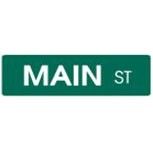 Engineer Grade Reflective Custom Street Sign w/non-reflective lettering - Green - 6" x 24"