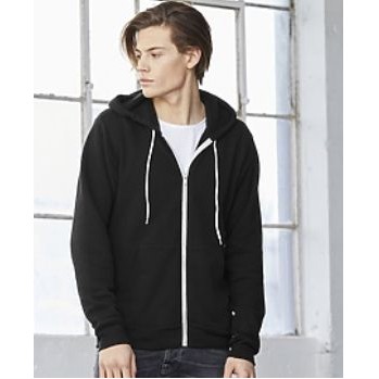 Bella+Canvas® Unisex Poly-Cotton Fleece Full-Zip Hoodie