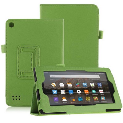 Kidder iBank® Leatherette Case for Kindle Fire HD 8" case (Green)