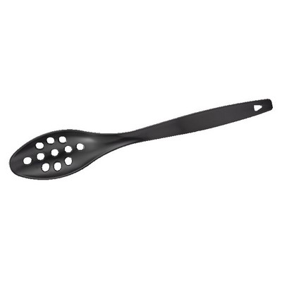 12 inch Perforated Spoon Black