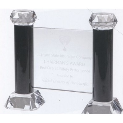 Medium Pillars of Achievement Optical Crystal Award