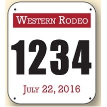 Pin On Race Number (8.5"x11")