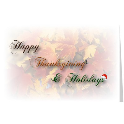 Happy Thanksgiving Combo Holiday Greeting Card