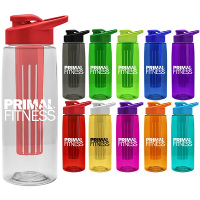 26 Oz. Infuser Flair Bottle w/Drink-Thru Lid