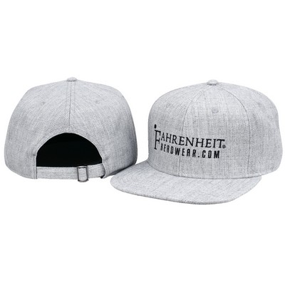 Deep Structure Heather Acrylic Wool Blend Cap w/Pro-Stitching