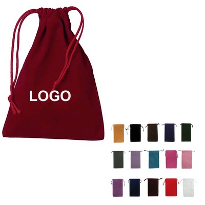 Drawstring Velvet Pouch