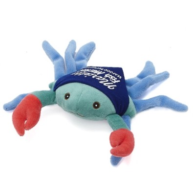 8" Blue Crab Beanie Stuffed Animal