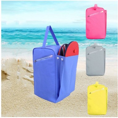 Dry Wet Separated Swimming Bag w/Slipper Pocket