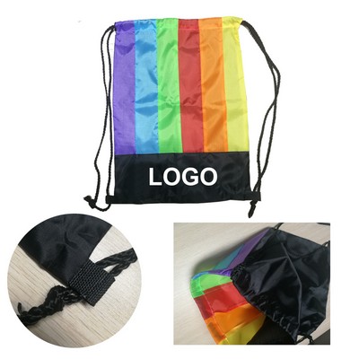 Gay Pride Drawstring Backpack