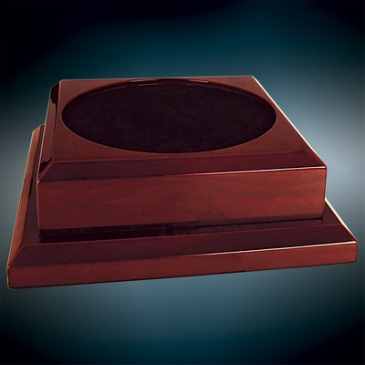 9" x 9" Rosewood Royal Piano Finish Pedestal Base