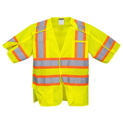 Breakaway Sleeved Hi-Vis Mesh Vest, Class 3