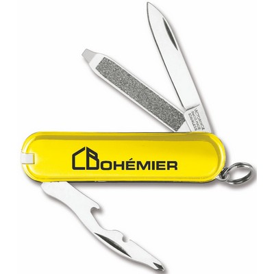 Swiss Army Rally Knife Yellow