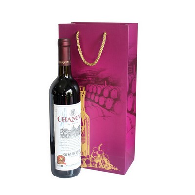 Custom Full Color Paper Wine Bag